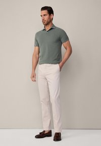 Hackett London SELVEDGE PLKT - Polokošeľa - myrtle green