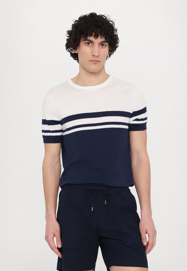 BICOLOR - Print T-shirt - deep ocean3