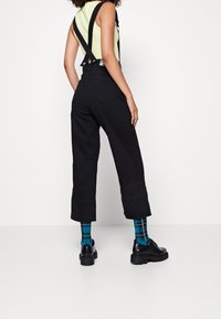 Pepe Jeans Hängselbyxor - black denim