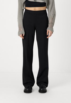 ONLY ONLPEACH LIFE PULL UP PANT  - Pantalon classique - black