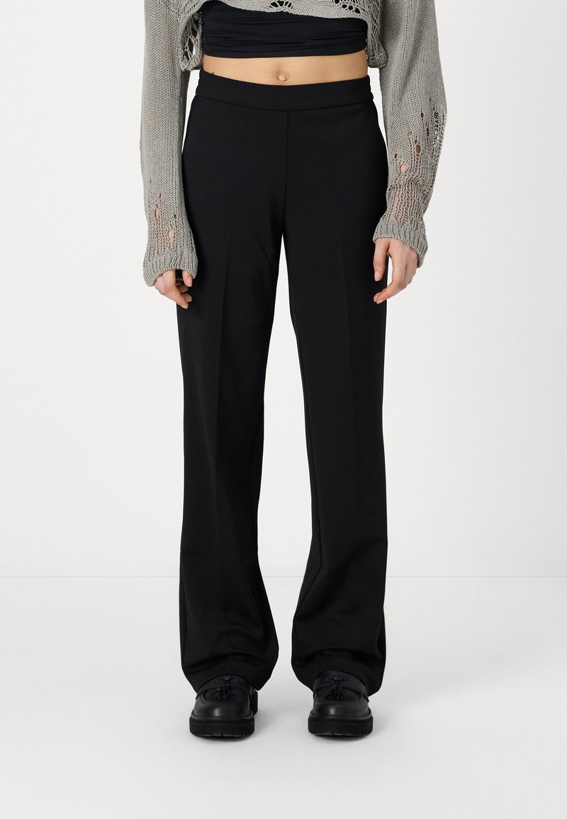 ONLY ONLPEACH LIFE PULL UP PANT  - Bukse - black