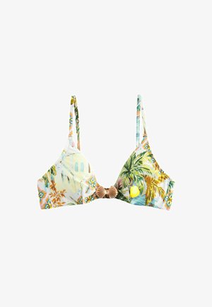 Next NON PADDED RING REGULAR FIT - Bikiniöverdel - lemon scenic print