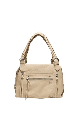 Stradivarius, BRAIDED STRAP SHOULDER BAG - Sac à main - mottled beige
