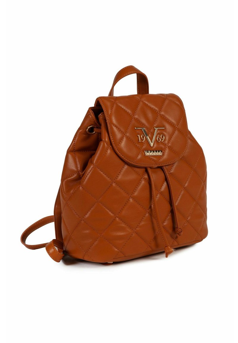 Damen Handtaschen | v1969 Italia ELLA Tourenrucksack braun gold/braun - UR83777 Damen Handtaschen | v1969 Italia ELLA Tourenrucksack braun gold/braun - UR83777
