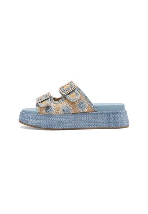 Queen Helena, ZM11045 - Sandalias planas - blu