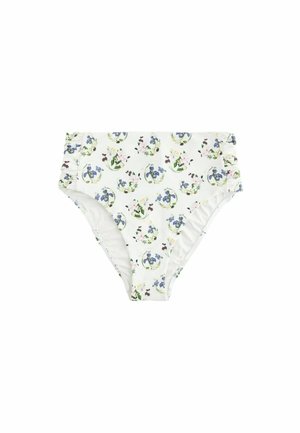 Spodný diel bikín - white floral