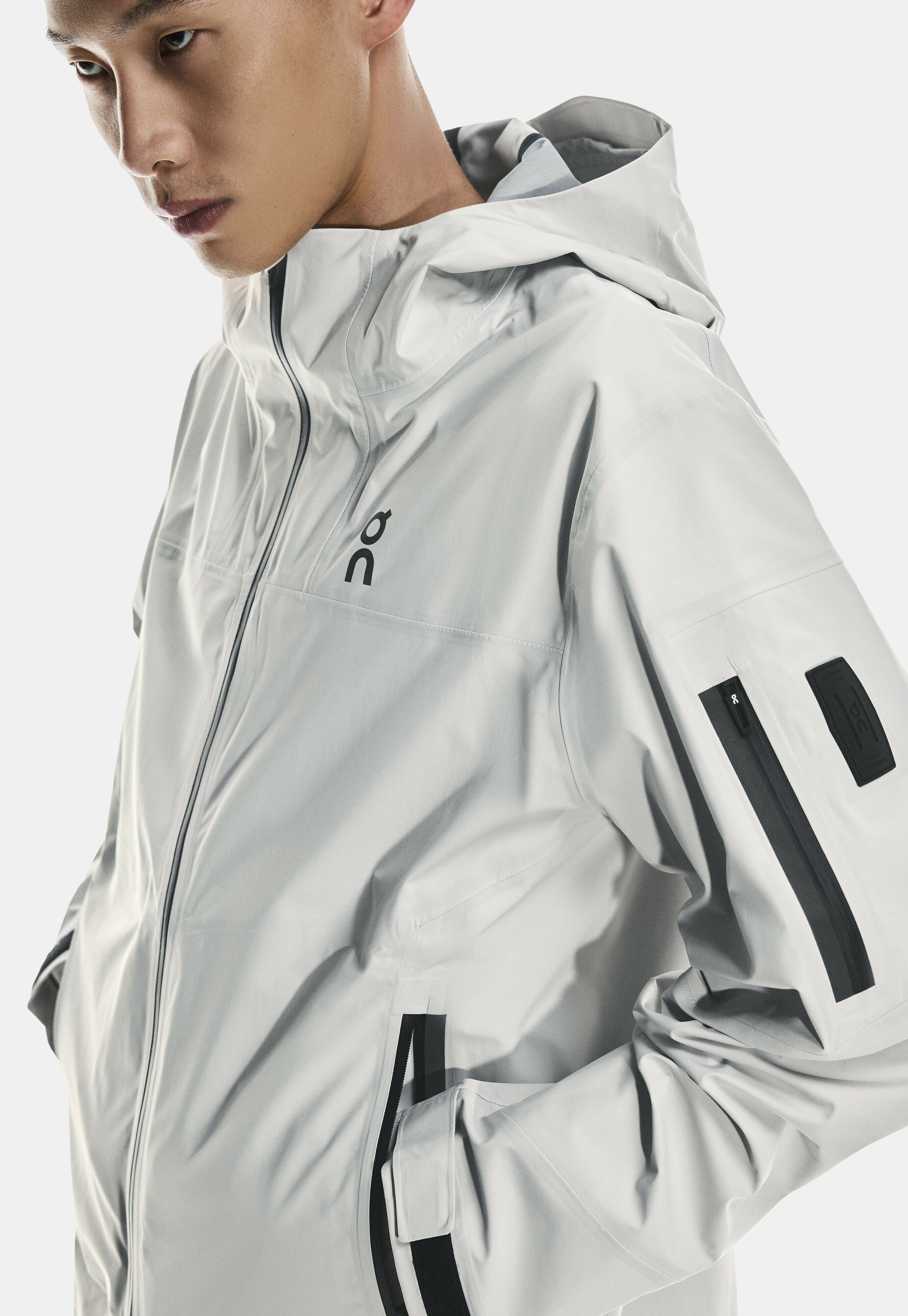 On TREK - Waterproof jacket - grey - Zalando
