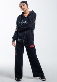Ed Hardy DRAG-FLAME  - Cargo trousers - black