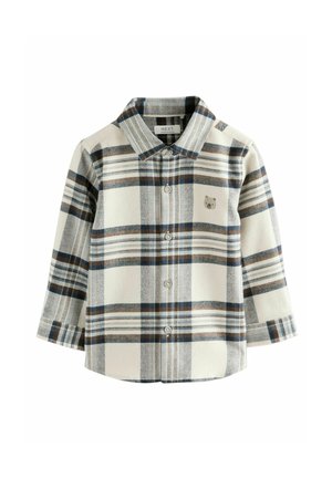Next REGULAR FIT - LONG SLEEVE CHECK CHARACTER - Chemise - blue ecru