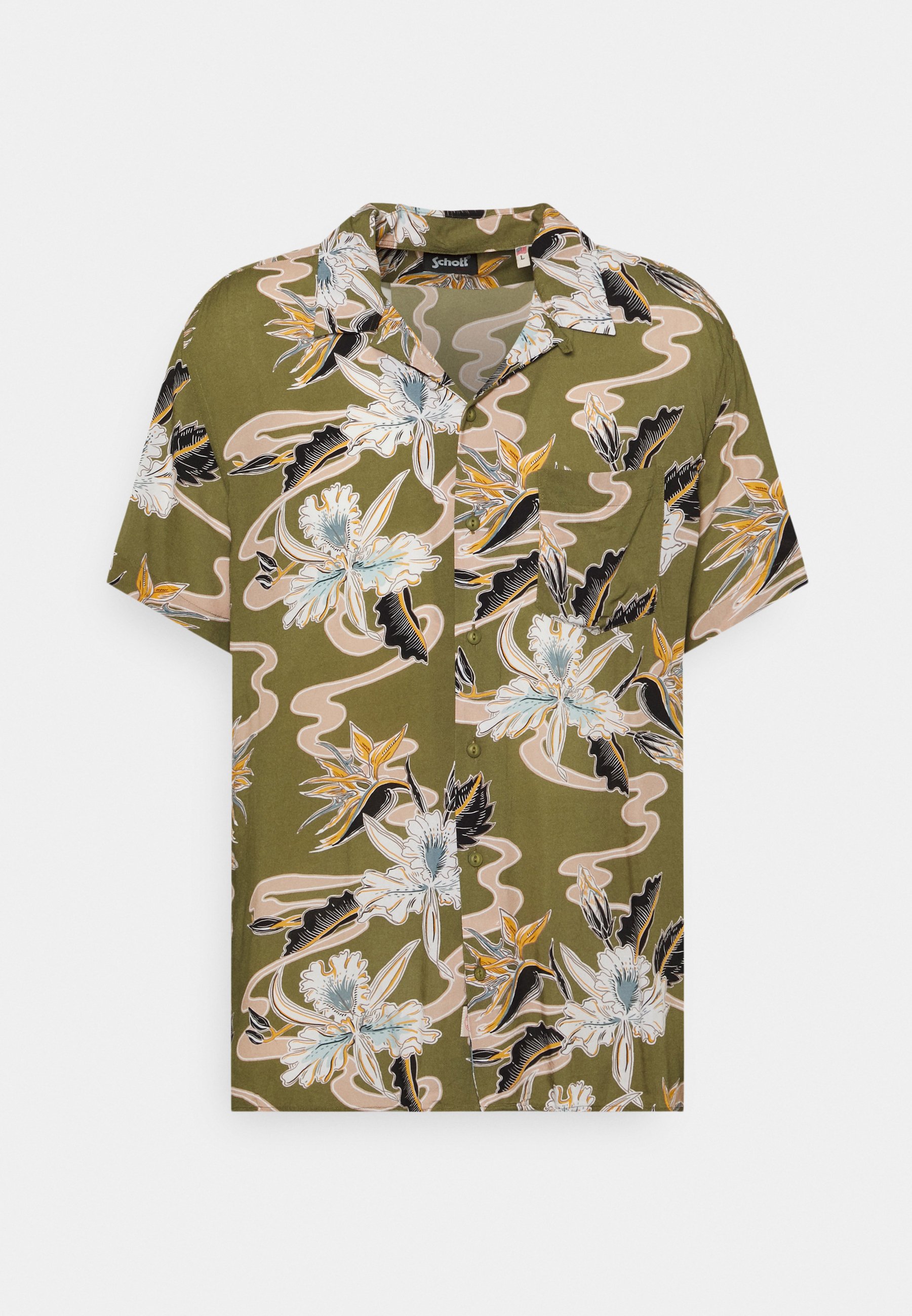 Schott SHRIVERA - Shirt - kaki hawaii 