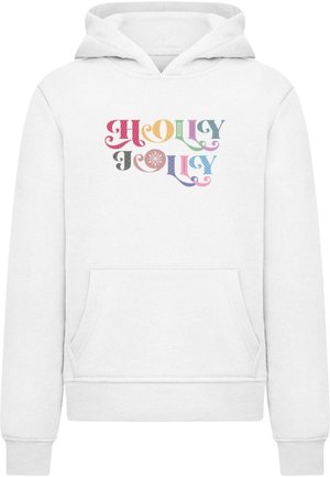 CHRISTMAS HOLLY JOLLY  - Hoodie - white