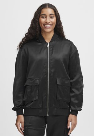 BYESTO - Giubbotto Bomber - black