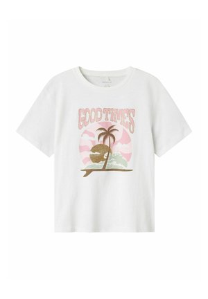 Name it REGULAR FIT - Print T-shirt - bright white