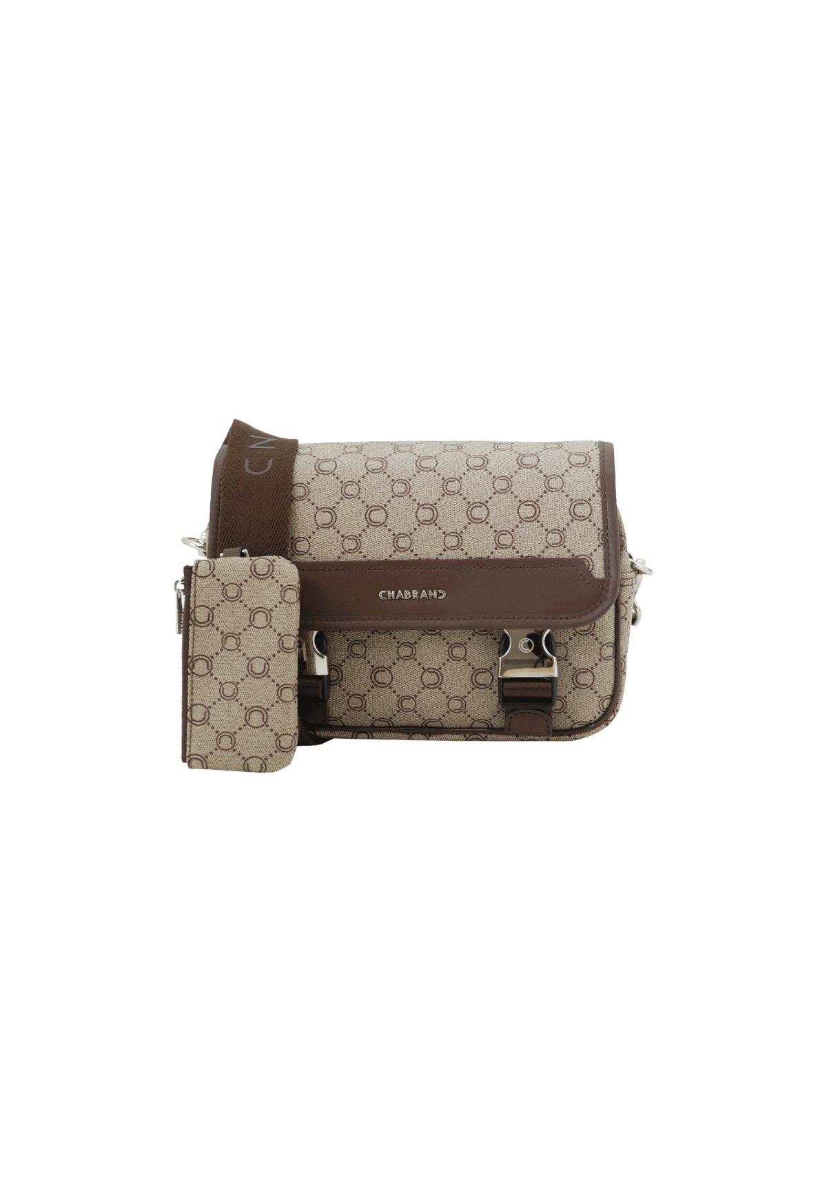 CHABRAND Sac bandoulière marron/marron clair