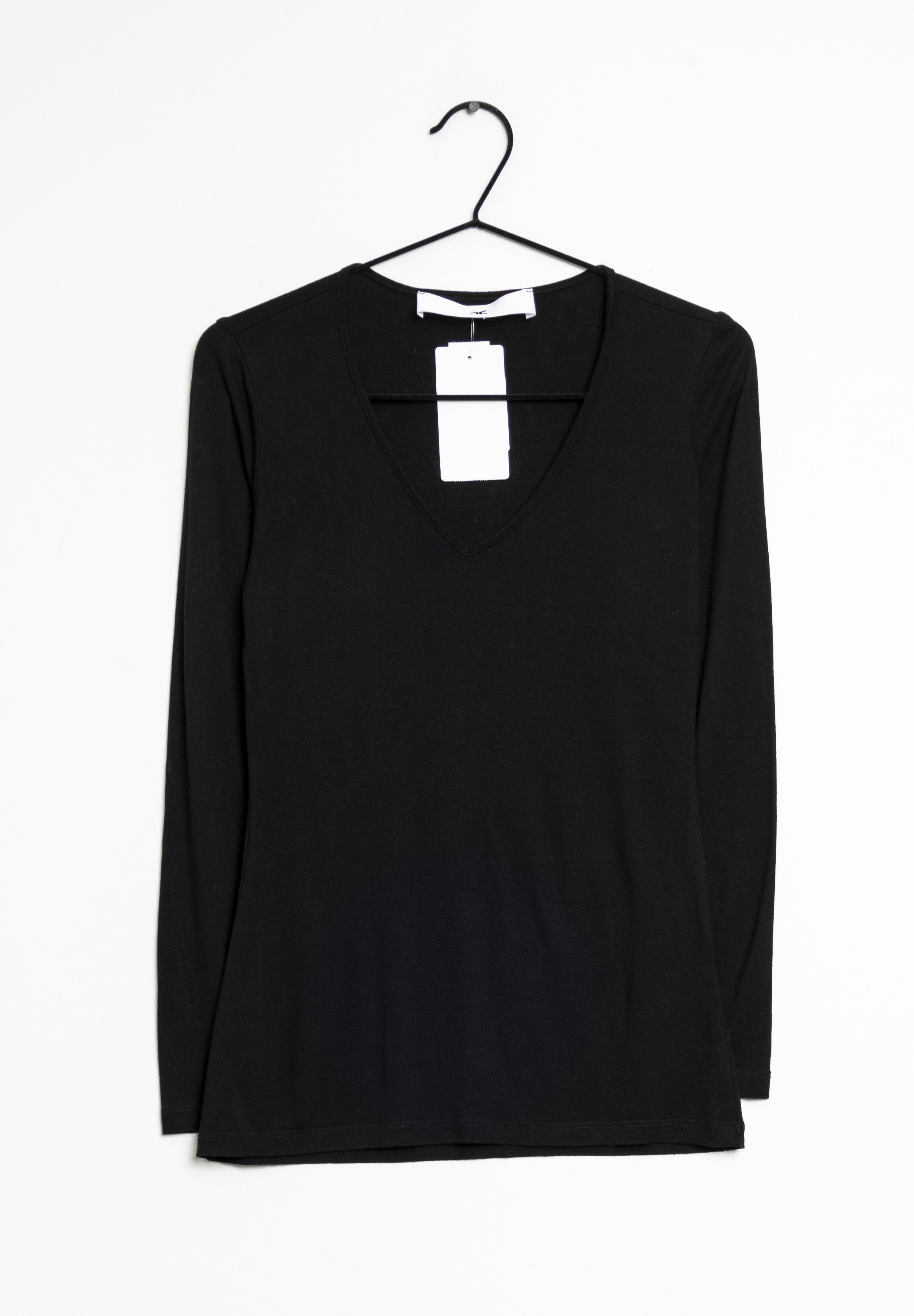 Elisabetta Franchi Long sleeved top - black - (Pre-owned) - Zalando