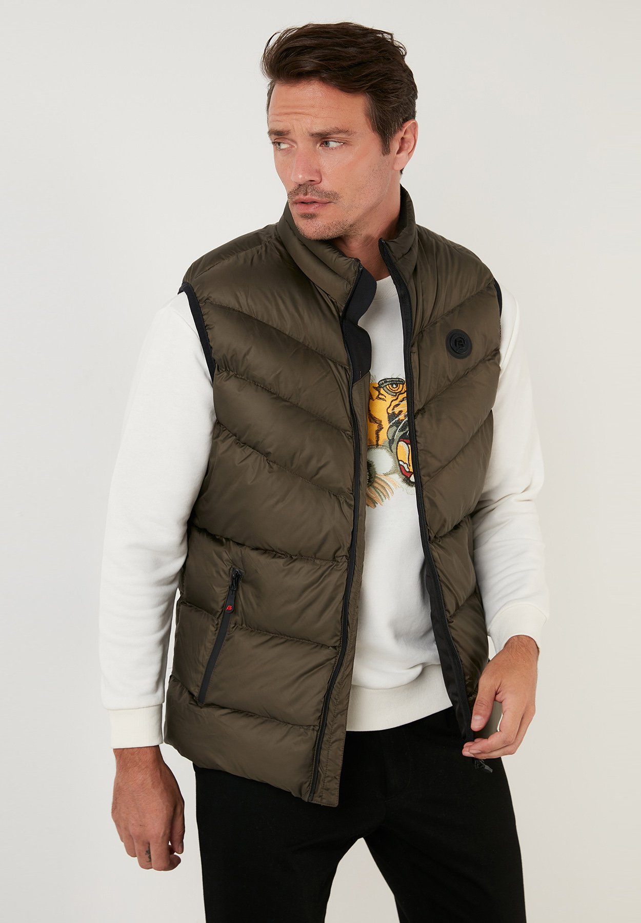 Gilet Métallique Homme Ranrann – Cardigan Slim Fit Paillettes – Débardeur Sans Manches, Soirée Disco – Taille M à 4XL