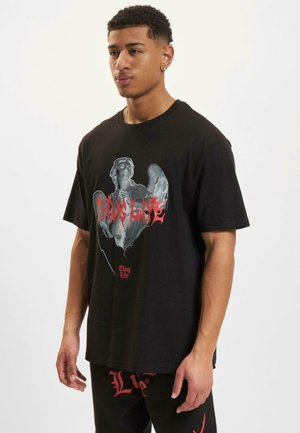 Print T-shirt - black