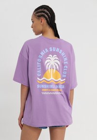 Even&Odd - T-shirt print - lilac Miniatuurafbeelding 1