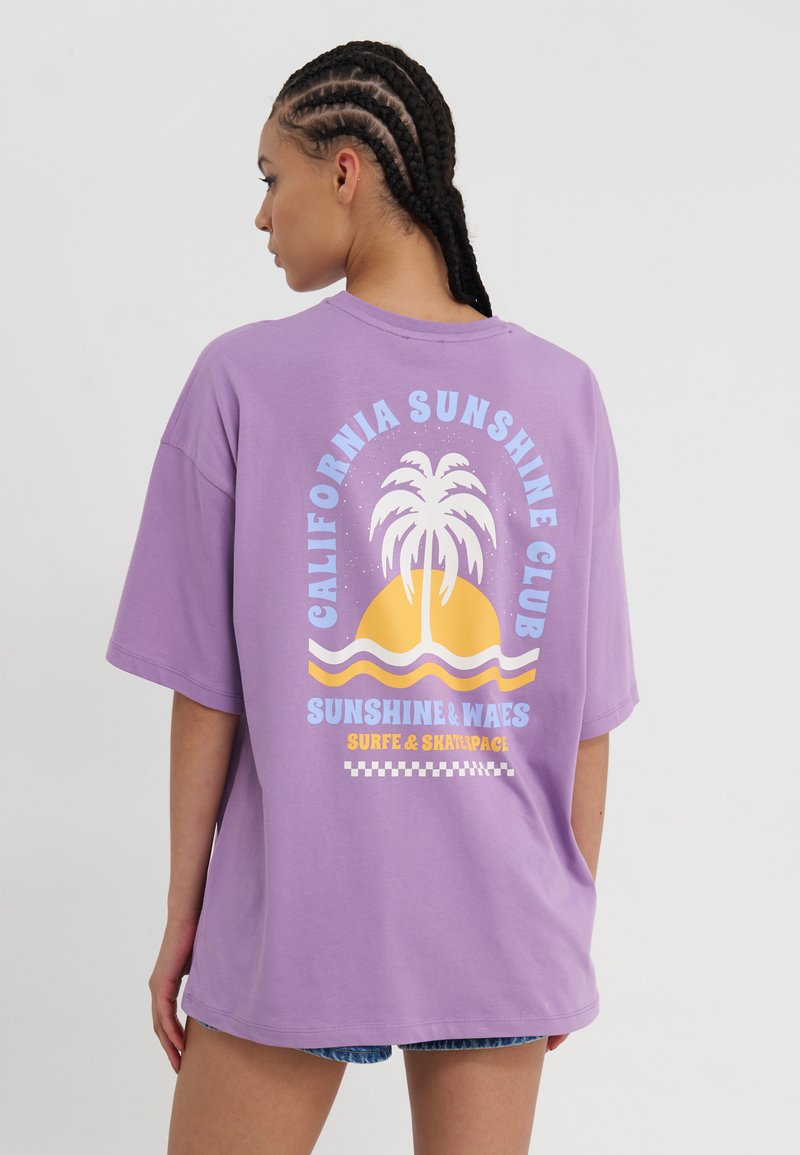 Even&Odd - T-shirt print - lilac, Vergroten