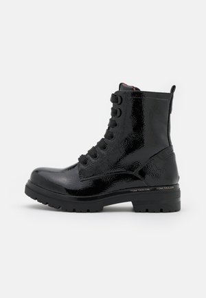 Bottines à lacets - black