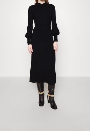 Gebreide jurk - black
