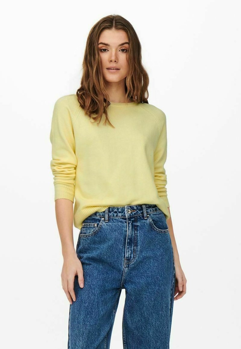 ONLY ONLLESLY KINGS NOOS - Trui - pastel yellow