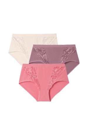 LOT DE 3   - Slip - pink