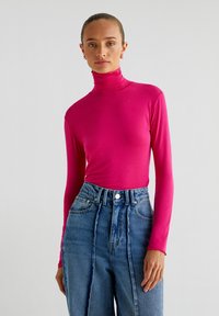 Scalpers COMFY TURTLE NECK  TEE - Langarmshirt - fucsia