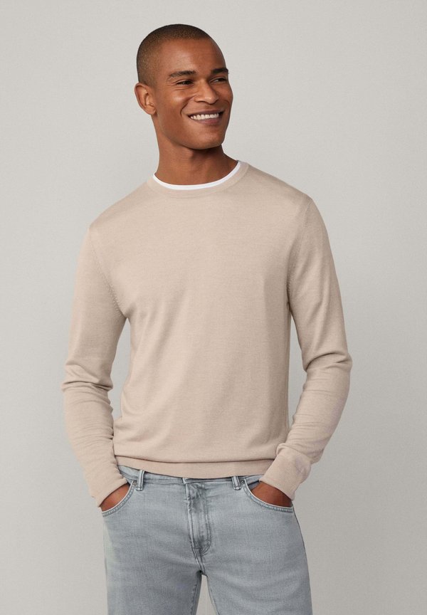 GMD CREW - Strickpullover - light beige