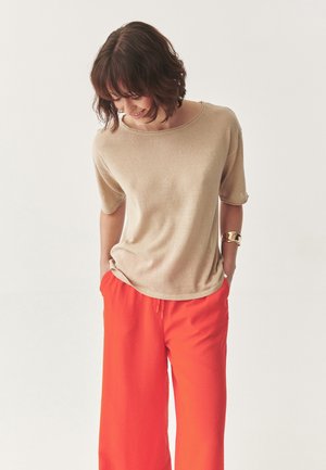 ASHA - T-Shirt basic - beige melange
