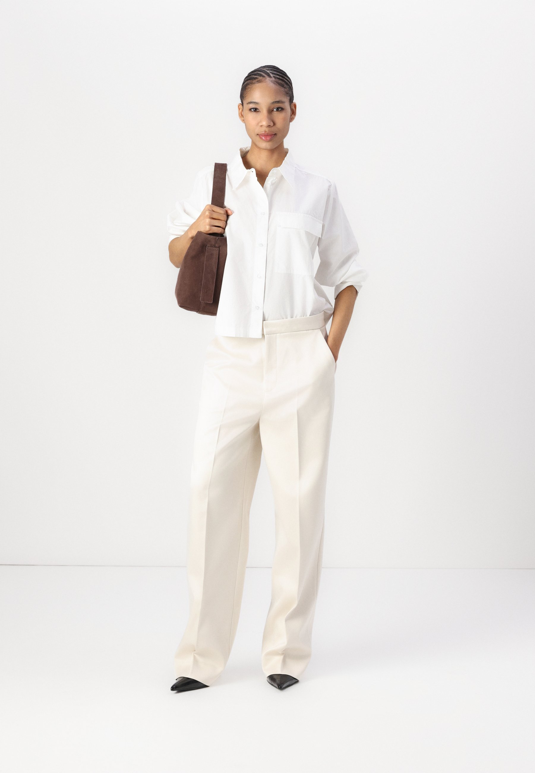 TOM TAILOR DENIM BOXY SHIRT WITH POCKET - Button-down blouse