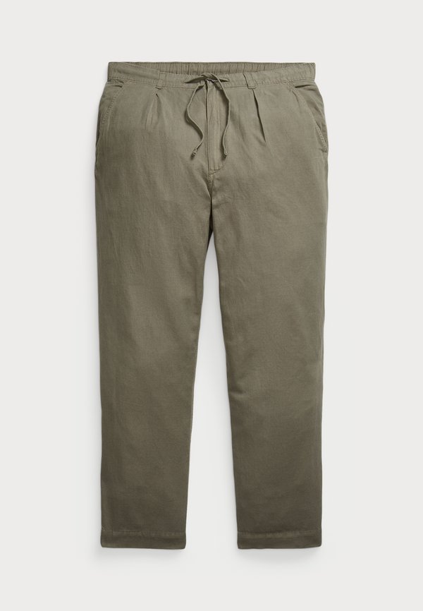 COTTON LINEN PREPSTER EASY PANT - Chinos - new olive3