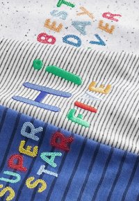 Next 3 PACK-REGULAR FIT - Pyjama - red blue slogan