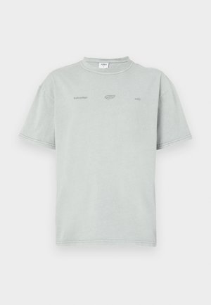 ARKK Copenhagen BOXY TEE UNISEX - T-shirts - ice grey