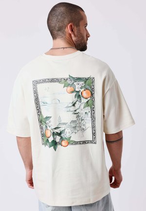 RIVAGE MÉDITERRANÉEN - T-shirt print - crème camel
