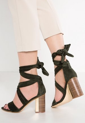 River Island High heeled sandals - khaki