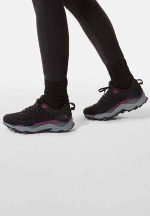 W VECTIV EXPLORIS FUTURELIGHT LTHR - Climbing shoes - tnf black/pikes purple
