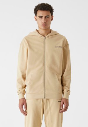 ESSENTIAL  - Sweat zippé - softmocca