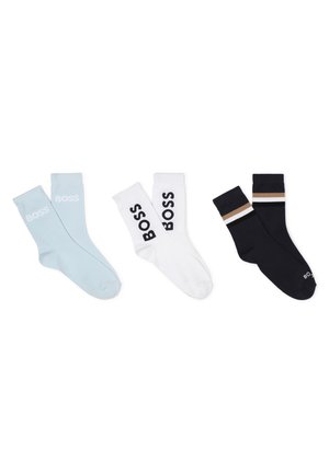 3 PACK - Chaussettes - white/blue/black