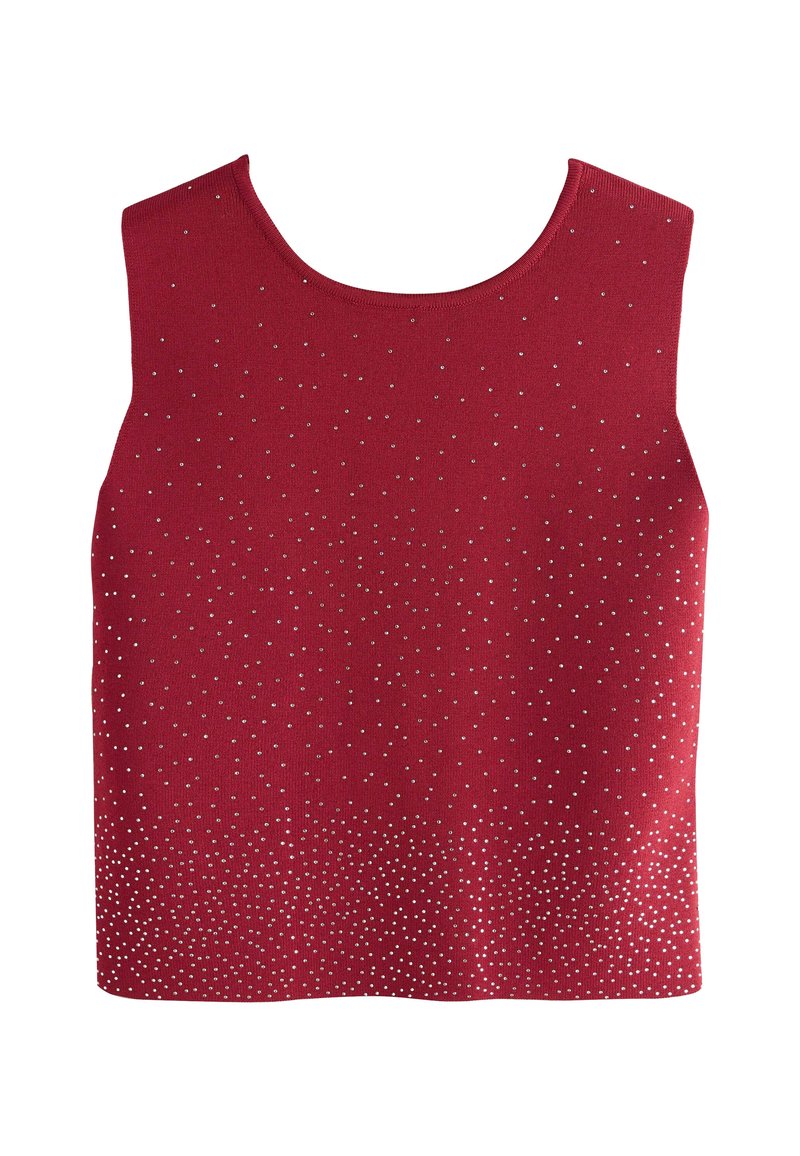 Next REGULAR FIT - BACKLESS - Linne - berry red sparkle/röd - Zalando.se