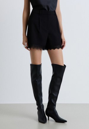 Calliope, PANTALONE PIZZO - Shorts - ultrablack