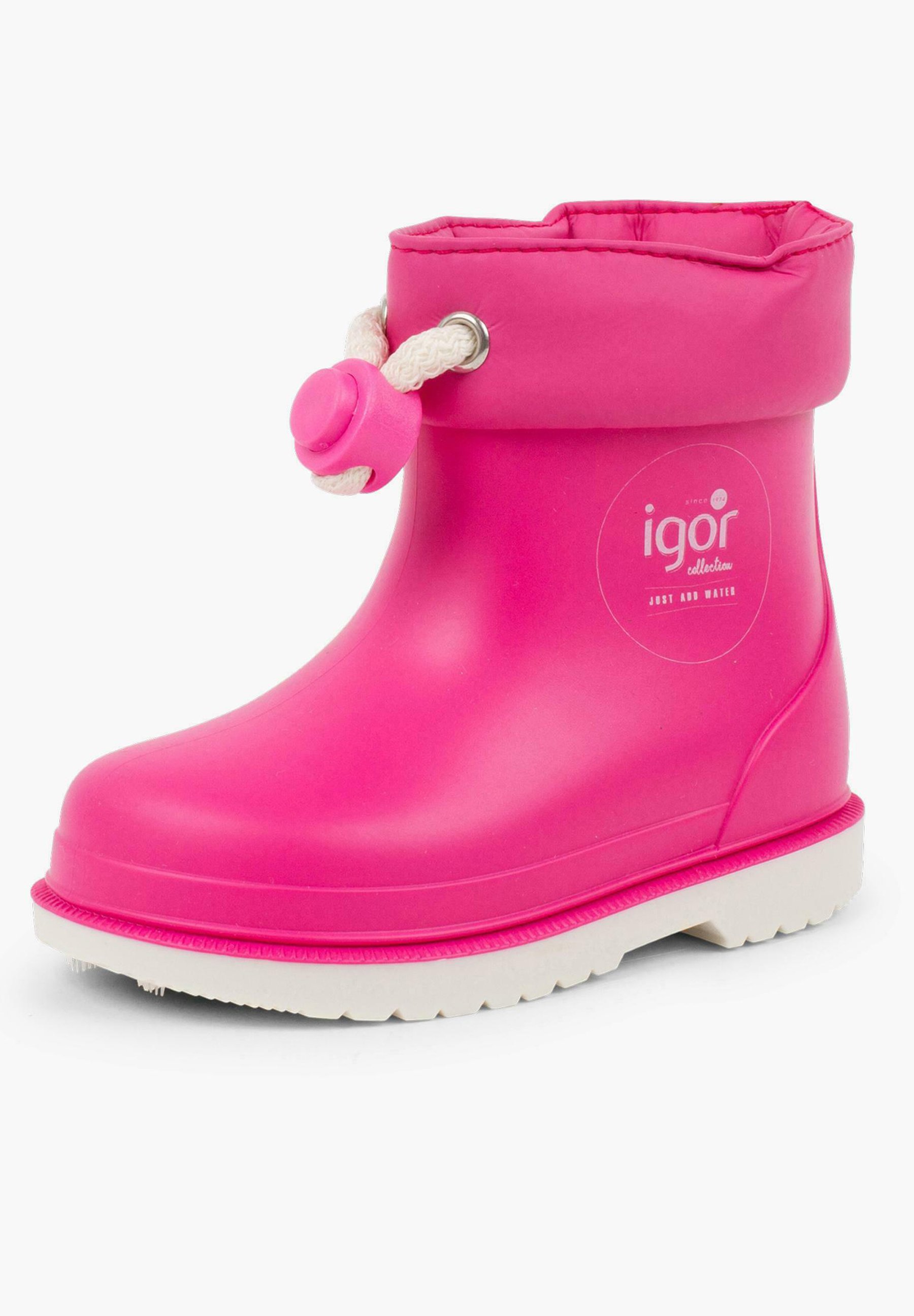 Pisamonas Botas de agua - fucsia/fucsia jaspeado - Zalando.es