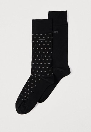 MINI ICONIC 2 PACK - Strømper - black