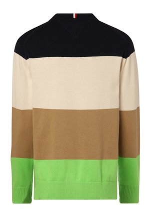 Strickpullover - beige gras
