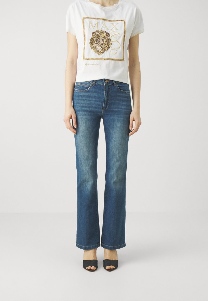 MAX&Co. PASTA - Τζιν Bootcut - ultramarine