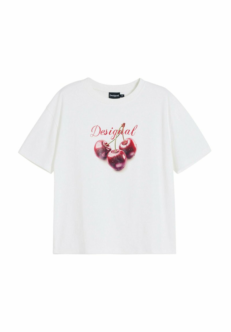 Desigual TS Cora T-Shirt Per Bambine E Ragazze – Maniche Corte, Gonna Svasata E Cuore Di Paillettes