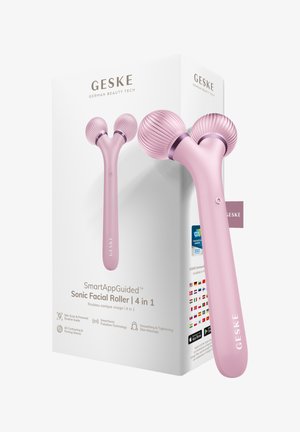 GESKE, SONIC FACIAL ROLLER | 4 IN 1 - Hudplejeredskab - pink