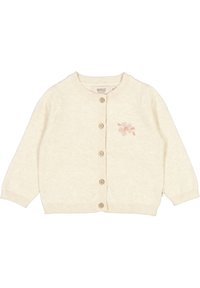 Wheat MIT HANDSTICKEREI - Vest - cloud melange