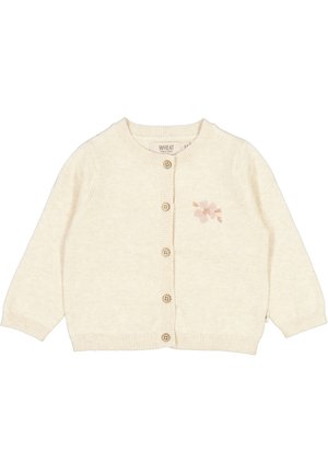 MIT HANDSTICKEREI - Chaqueta de punto - cloud melange
