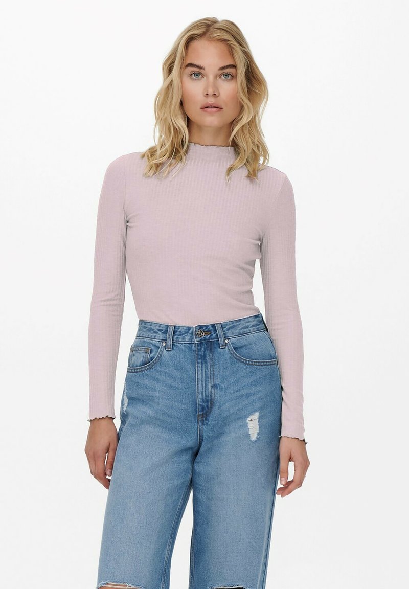 Damen T-Shirts | ONLY DÜNNES LONGSLEEVE BASIC ONLEM Langarmshirt rosa/koralle - TQ64888 Damen T-Shirts | ONLY DÜNNES LONGSLEEVE BASIC ONLEM Langarmshirt rosa/koralle - TQ64888
